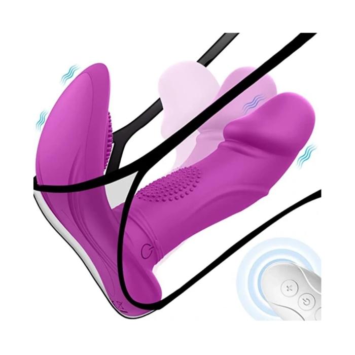 Vibrador Panty con Aleteo de Dedo + Control Remoto - Sex Shop 502