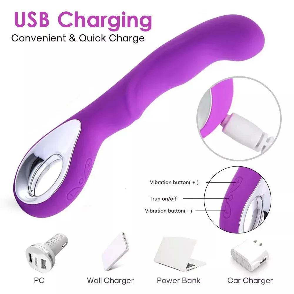 Vibrador y estimulador de punto G - Sex Shop 502