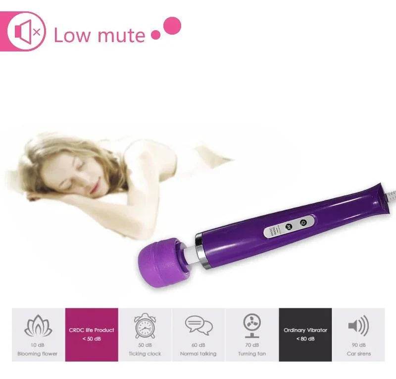 Wand Enorme vibrador femenino Vagina Clítoris Masajeador Artículos íntimos Productos eróticos Juguetes sexuales anales para mujeres - Sex Shop 502