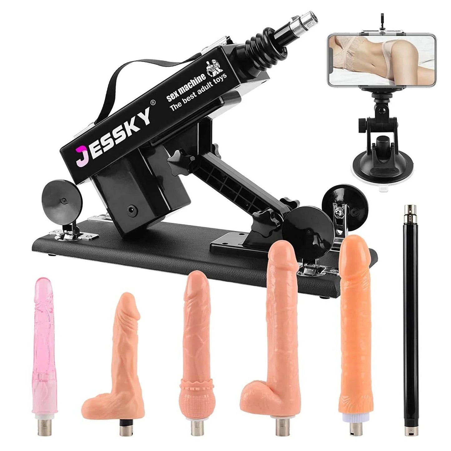 MAQUINA SEXUAL 8 PIEZAS - Sex Shop 502