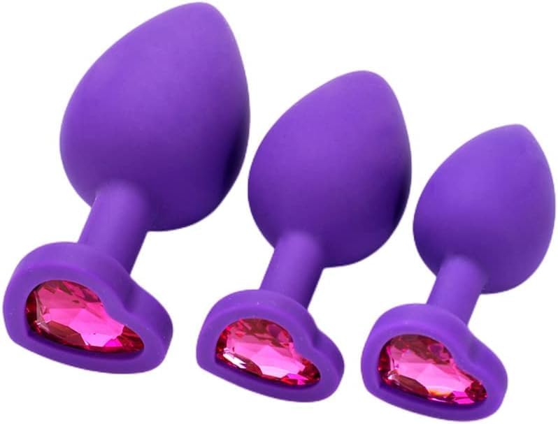 Plug anales de silicona , 3 piezas kit de entrenamiento