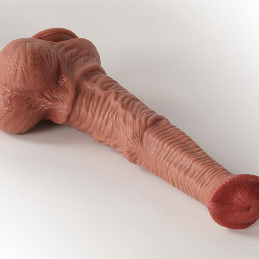 Consolador gigante de caballo de 12 pulgadas, masivo, largo, grueso, ancho, grande, consolador de monstruos animales, juguete sexual extraño