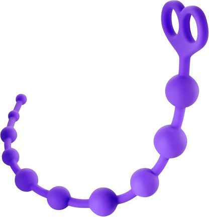 Cuentas anales de silicona, cadena anal de tapón con aumento gradual de tamaño y anillo de tracción seguro, juguete sexual anal para adultos, para hombres, mujeres y parejas - Sex Shop 502