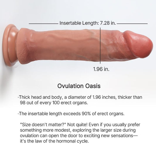 Consolador de 9 pulgadas grueso y largo, consolador grande sin bolas, consolador realista de silicona - Sex Shop 502