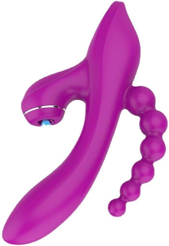 Vibrador Triple estimulación , clitoris, punto G y ano