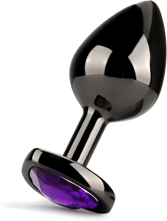 Juego de 3 plug anales  sexuales con corazón,