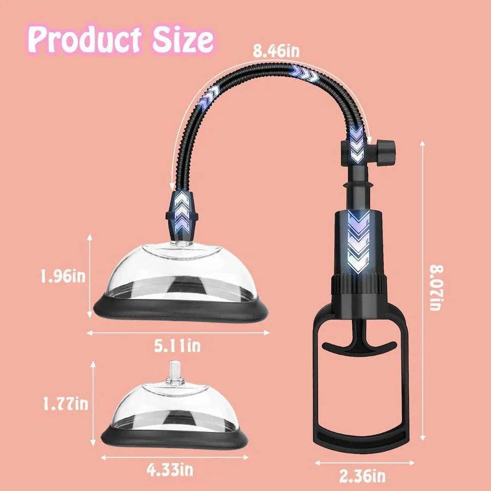 Bomba de vagina, potenciadores sexuales, juguetes sexuales para mujeres, bomba manual de vagina, bomba de clítoris para estimulación intensa, juguetes para adultos, estimulador de clítoris para aumentar - Sex Shop 502