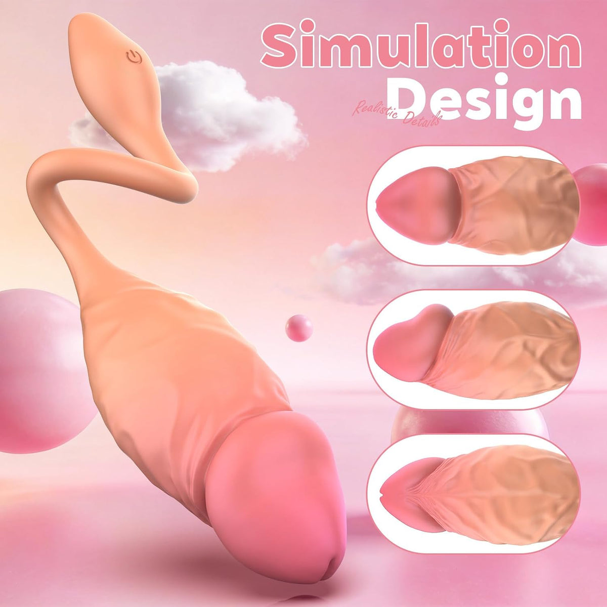 Rumpo  vibrador para mujeres, consolador pequeño, vibradores con 10 vibraciones, estimulador del punto G del clítoris, control de aplicación.