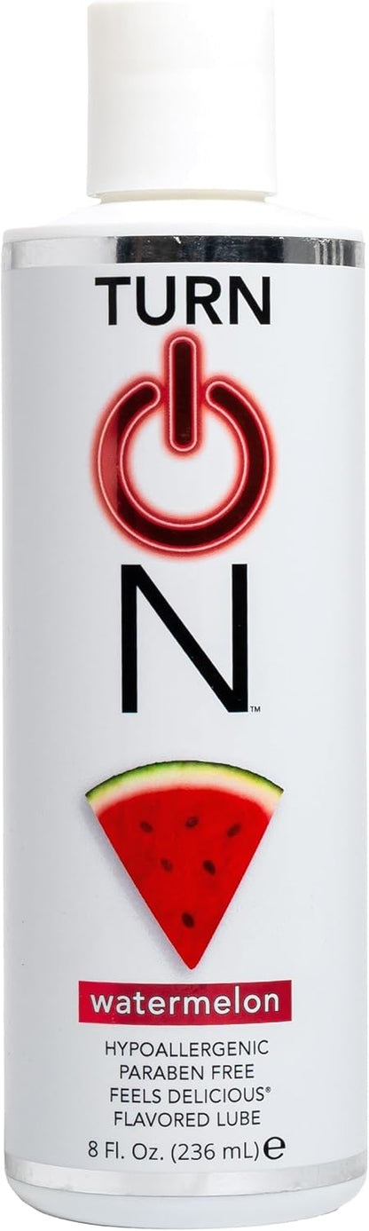 Lubricante personal a base de agua con sabor a sandía | Lubricante premium sin azúcar, seguro para condones, para hombres, mujeres y parejas