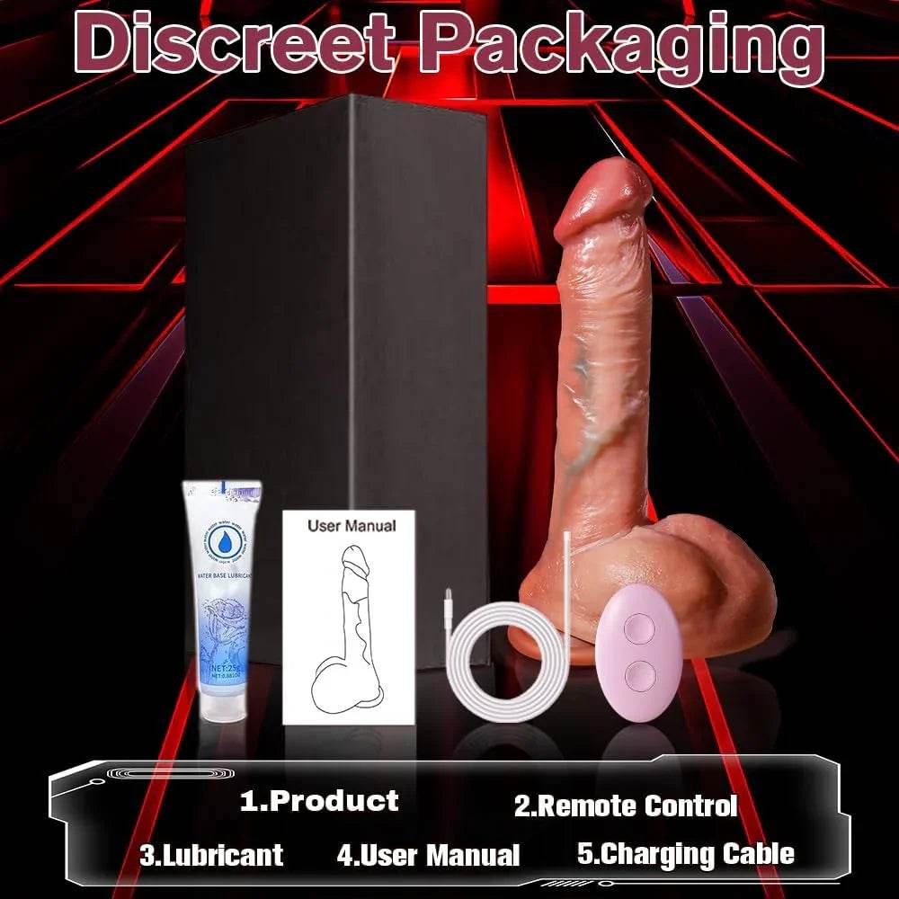 Juguetes sexuales - Vibrador de empuje - Vibrador de empuje de 8.7 pulgadas, juguetes para adultos, consoladores realistas juguetes sexuales para mujeres, consolador enorme para punto G, juguete - Sex Shop 502