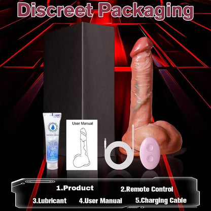 Juguetes sexuales - Vibrador de empuje - Vibrador de empuje de 8.7 pulgadas, juguetes para adultos, consoladores realistas juguetes sexuales para mujeres, consolador enorme para punto G, juguete - Sex Shop 502
