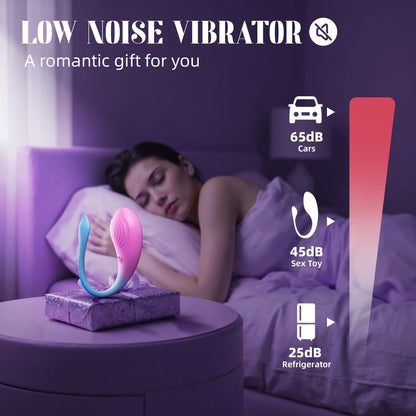 Vibrador para parejas, juguetes sexuales para mujer, vibradores anales de punto G para clítoris con 9 modos de vibración intensos y control remoto de aplicación - Sex Shop 502