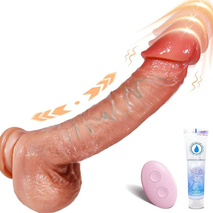 Juguetes sexuales - Vibrador de empuje - Vibrador de empuje de 8.7 pulgadas, juguetes para adultos, consoladores realistas juguetes sexuales para mujeres, consolador enorme para punto G, juguete - Sex Shop 502