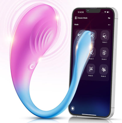 Vibrador para parejas, juguetes sexuales para mujer, vibradores anales de punto G para clítoris con 9 modos de vibración intensos y control remoto de aplicación - Sex Shop 502