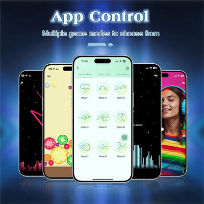 Anillo vibratorio para pene con Control por aplicación,