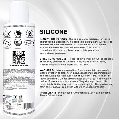Lubricante personal premium a base de silicona SShop502, ultra resbaladizo y suave como la seda, para mayor confort y duración