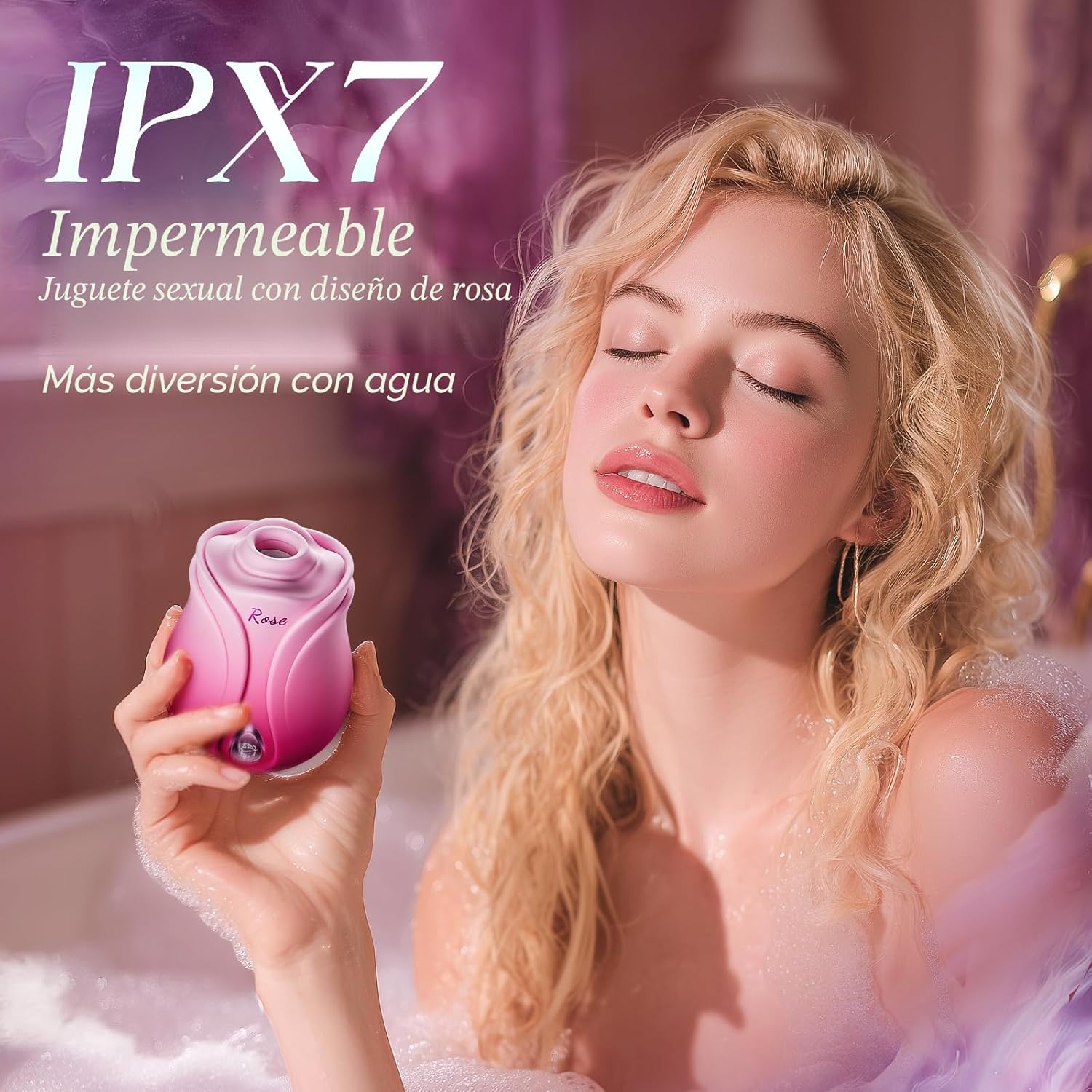 Juguetes sexuales de Rose Toy Vibrador – AI APP Rose Sex Toy Juguetes para adultos para mujeres con 10 chupadores y vibradores, - Sex Shop 502