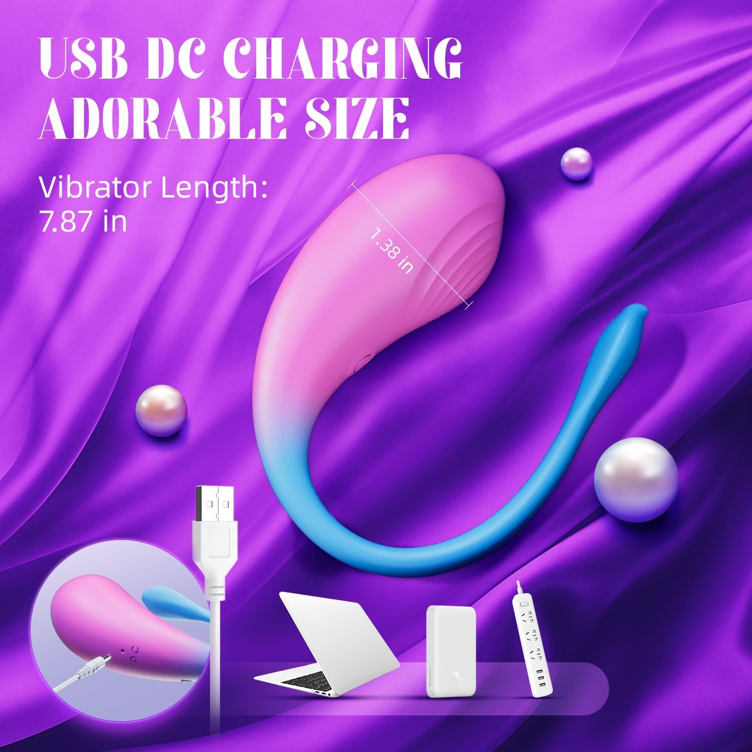 Vibrador para parejas, juguetes sexuales para mujer, vibradores anales de punto G para clítoris con 9 modos de vibración intensos y control remoto de aplicación - Sex Shop 502