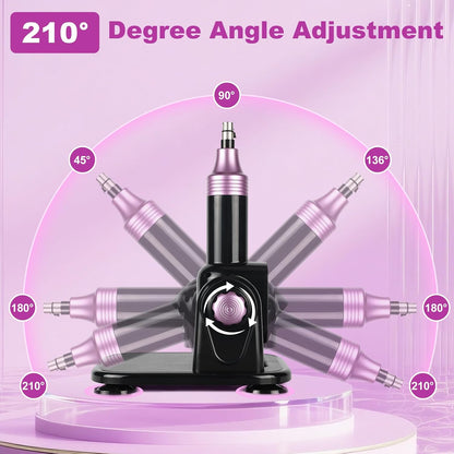 Máquina sexual automática potente máquina  con 21 velocidades, control remoto inalámbrico y ángulo ajustable de 180°,