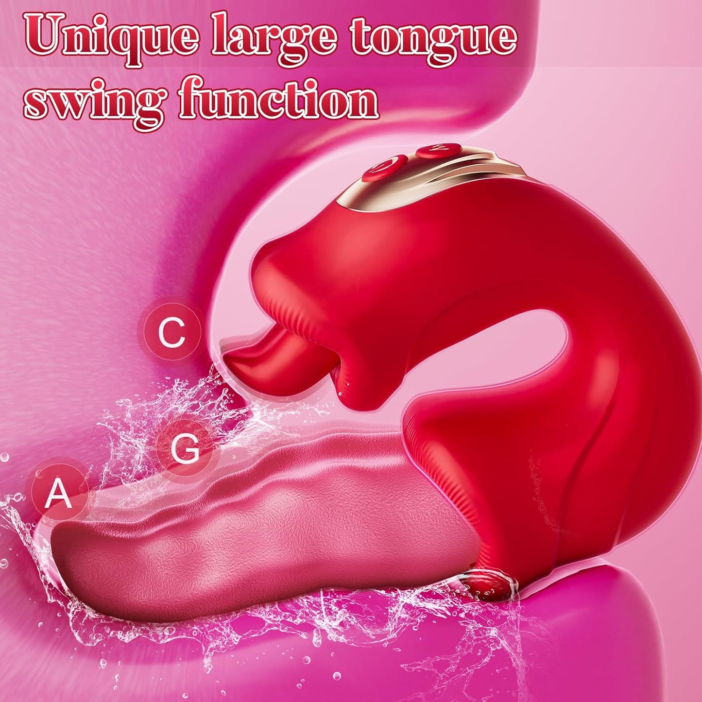 Vibrador de juguete sexual para adultos para mujeres, potente vibrador sexual con aplicación de vibrador remoto con 10 modos de oscilación y 10 modos de vibración, vibradores de punto G femenino
