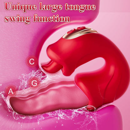 Vibrador de juguete sexual para adultos para mujeres, potente vibrador sexual con aplicación de vibrador remoto con 10 modos de oscilación y 10 modos de vibración, vibradores de punto G femenino