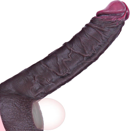 Funda realista de silicona para pene de 7.5 pulgadas con anillo, mejora erección y eyaculación retardada para hombres.