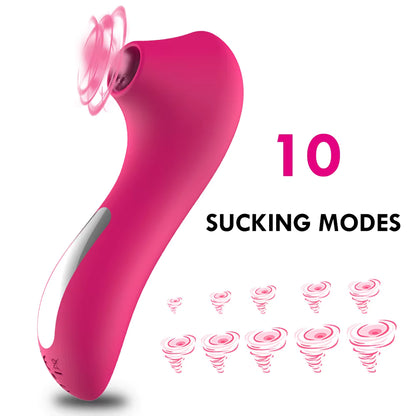 Succionador de clítoris femenino, vibrador de succión de Vagina, estimulador de vacío de pezón
