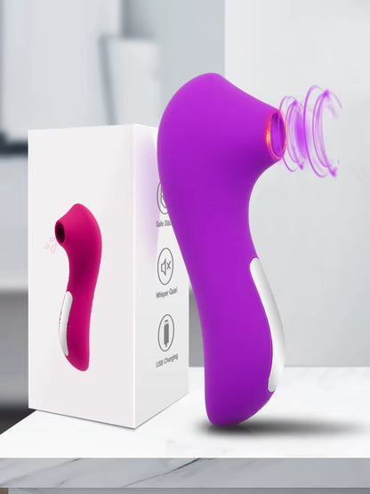 Succionador de clítoris femenino, vibrador de succión de Vagina, estimulador de vacío de pezón