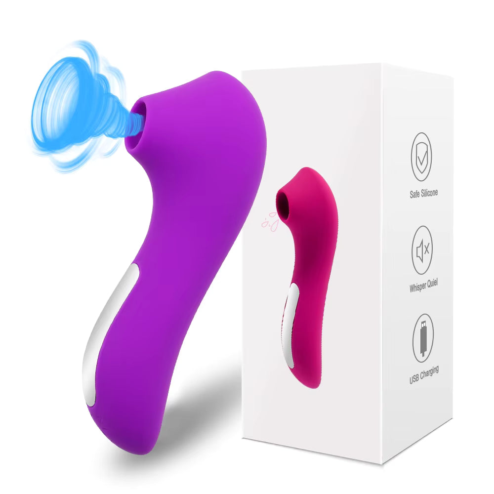 Succionador de clítoris femenino, vibrador de succión de Vagina, estimulador de vacío de pezón