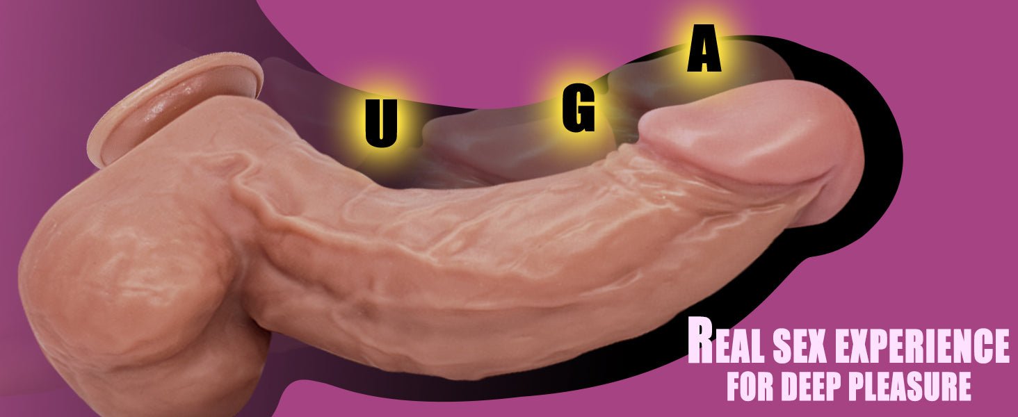 Consolador sexual enorme y grueso de 6 cm de diámetro para adultos, consolador de silicona realista con fuerte ventosa para estimulación del punto G vaginal, juguetes para adultos - Sex Shop 502