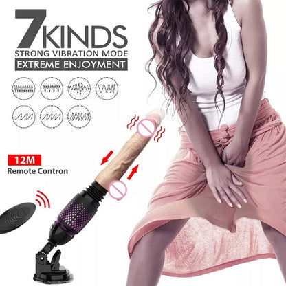 Maquina Sexual con dildo de 7" - Sex Shop 502