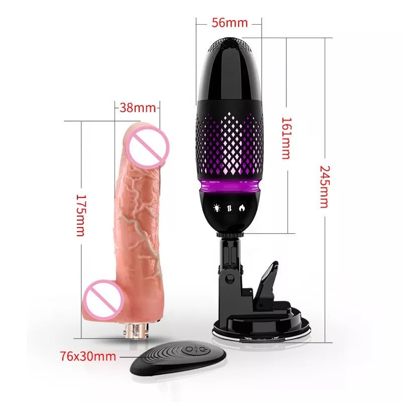 Maquina Sexual con dildo de 7" - Sex Shop 502