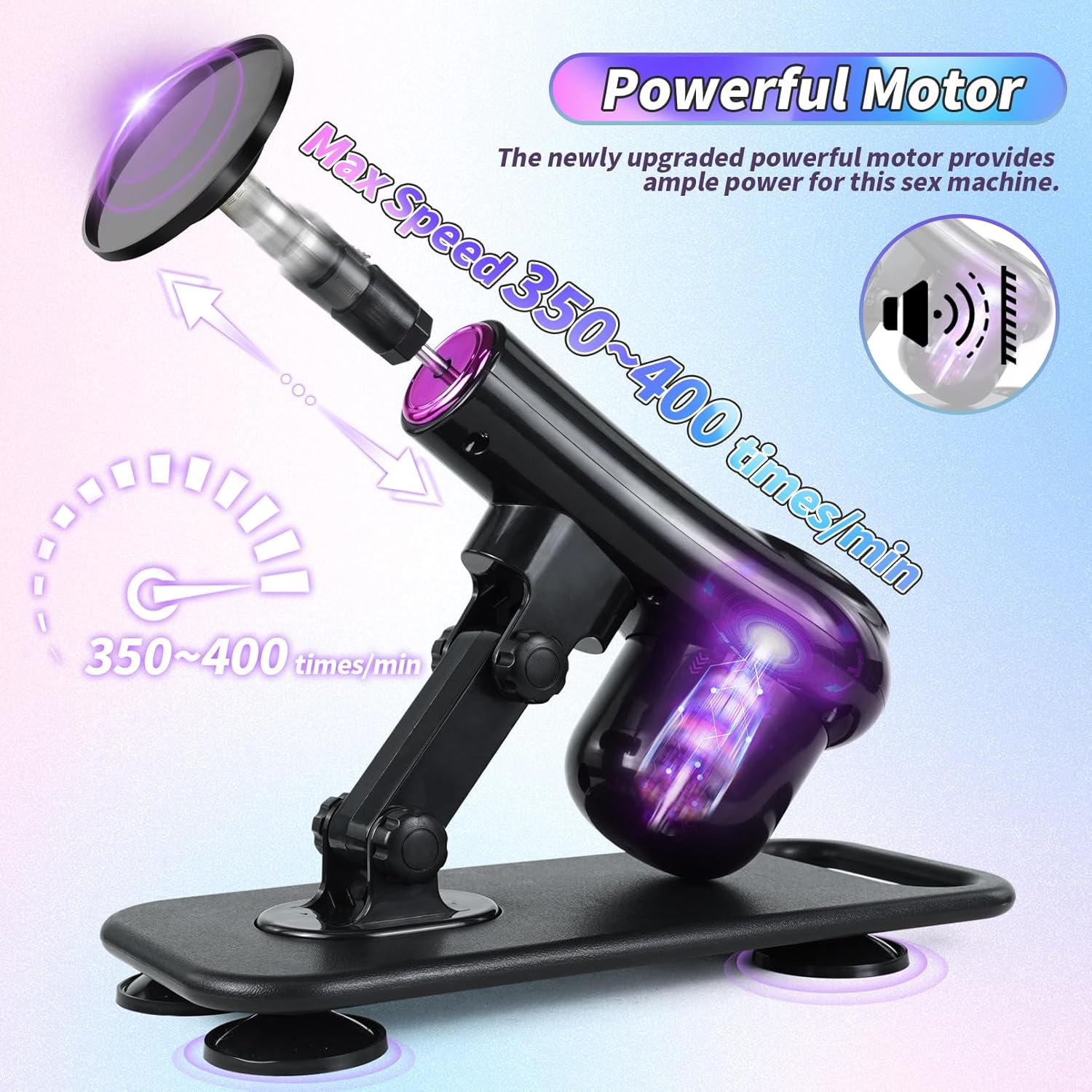 Máquina sexual, máquina sexual de empuje automática para mujeres y hombres, máquina de amor con conector 3XLR con consolador y accesorios de ventosa, control remoto, máquina de consolador ajustable - Sex Shop 502