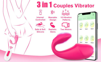 Masturbadores de uso invisible para mujer, por aplicación control remoto inteligente, huevo vibrador inalámbrico - Sex Shop 502