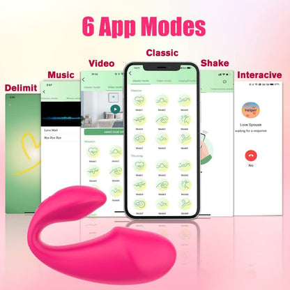 Masturbadores de uso invisible para mujer, por aplicación control remoto inteligente, huevo vibrador inalámbrico - Sex Shop 502
