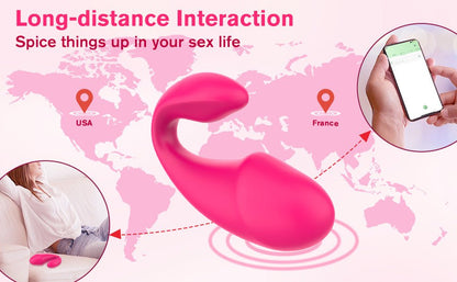Masturbadores de uso invisible para mujer, por aplicación control remoto inteligente, huevo vibrador inalámbrico - Sex Shop 502