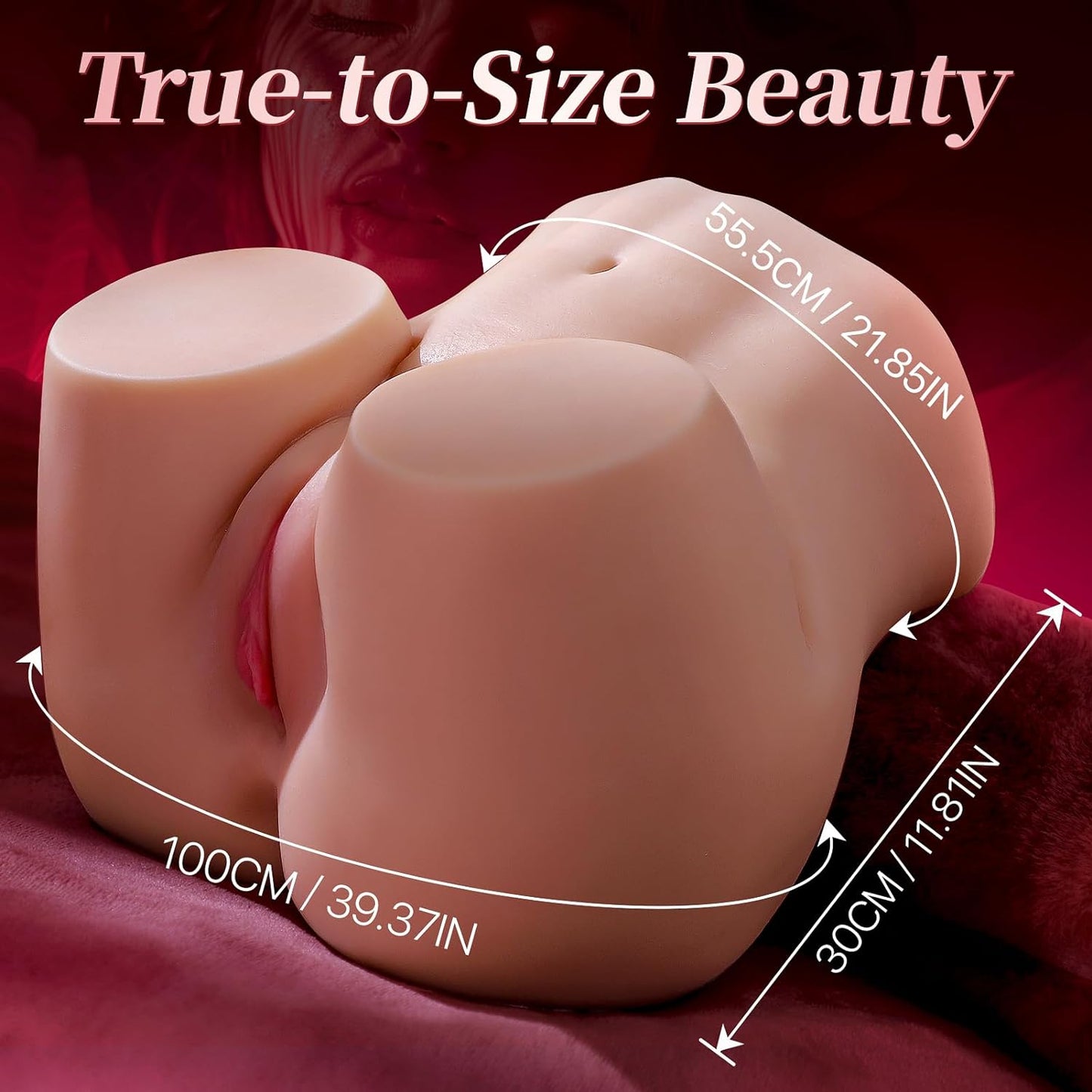 Muñeca sexual masculina de 22.3 libras, réplica 1:1 de silicona sexual, masturbador masculino con vagina apretada realista 3D y canal anal para hombres - Sex Shop 502