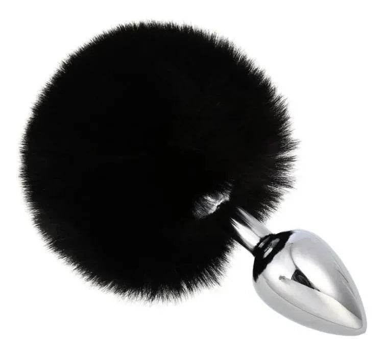 Plug anal con cola de conejo de acero | Sex Shop 502 Plug anal con cola de conejo de acero | Sex Shop 502