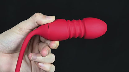 Estimulador sexual de rosas 2 en 1 para mujer con 10 succiones y 12 empujes, vibrador de punto G, vibrador de succión para lengua, juguetes sexuales para adultos