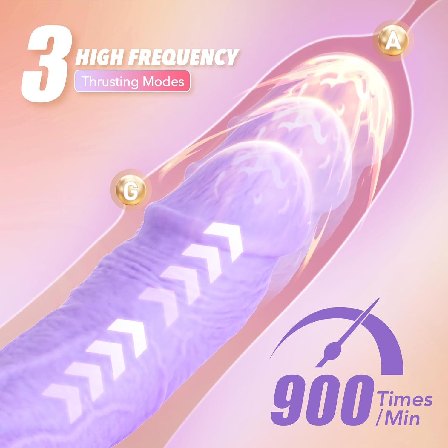 Vibrador de empuje realista para mujeres, 10 modos de vibración y 3 modos de empuje, juguetes sexuales de 9 pulgadas, estimulador anal del clítoris punto G, consoladores de silicona para adultos, - Sex Shop 502